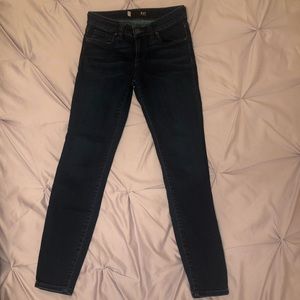 Dark blue skinny jeans